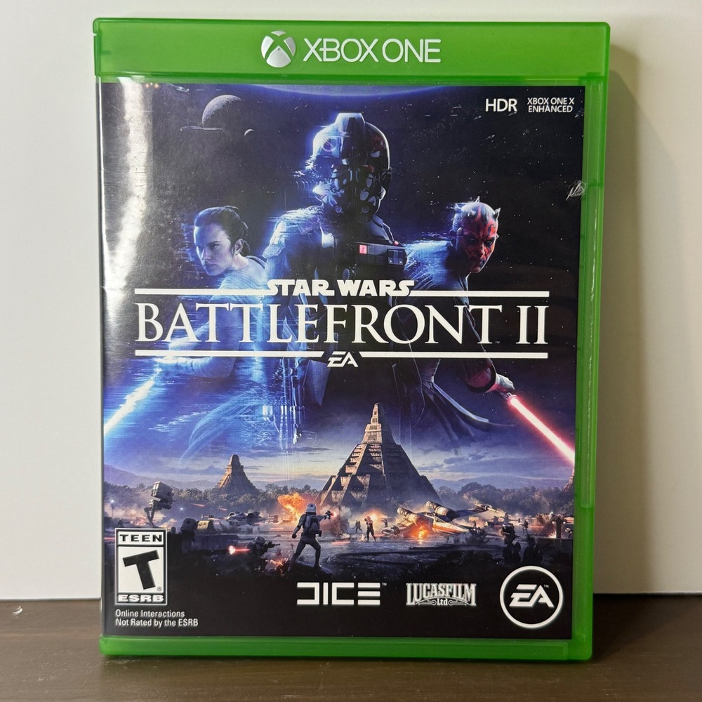 Xbox One Star Wars Battlefront II Video Game HDR Enhanced EA